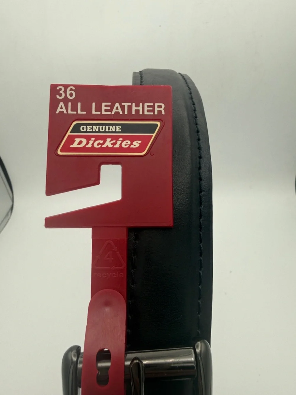 Men’s Dickies Black Leather belt sz 36 NWT